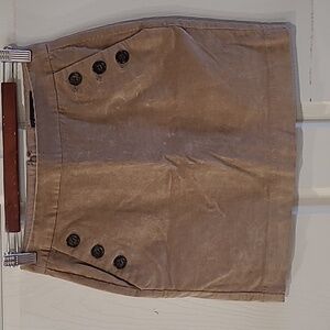 Banana Republic brown cord skirt